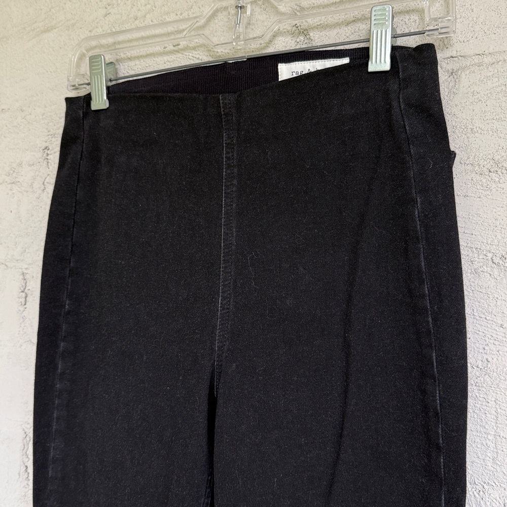 rag & bone Nina Black Pull-On Jeans Size Small - Picture 4 of 12